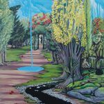 epifanias del viejo camino 50 x 70 cm acrilico s tela 2015